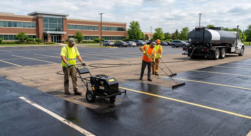 Commercial Parking Lot Sealing in Tampa, FL